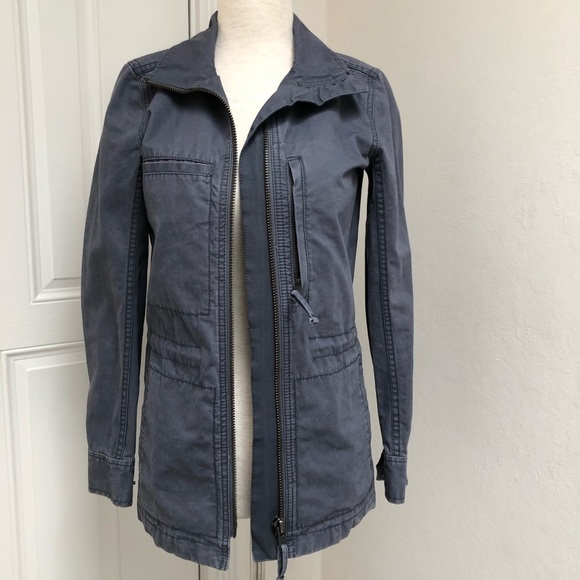 Madewell Fleet Utility Jacket XXSmall Blue Grey - Picture 5 of 16